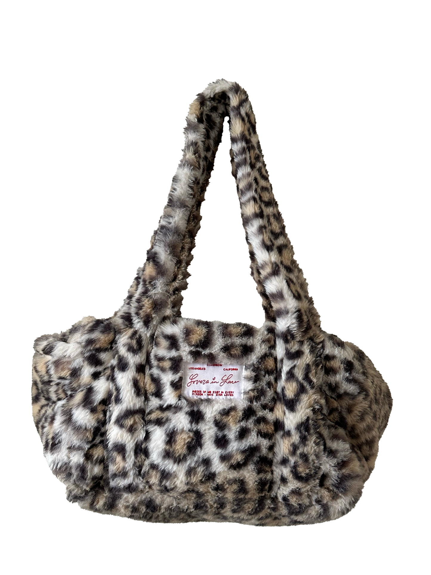 All The Love I've Carried Fur Cheetah Shoulder Bag