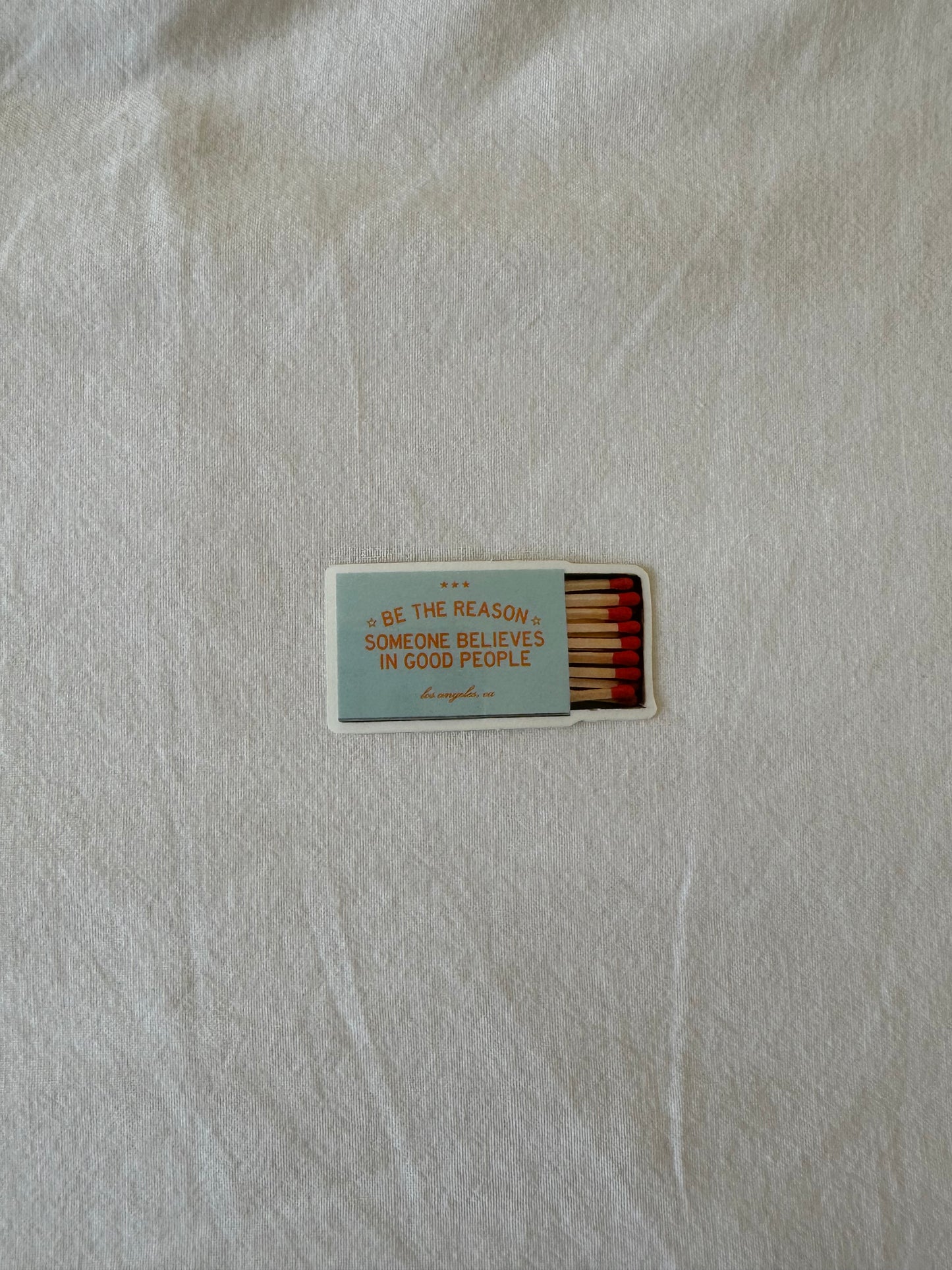 Be The Reason Matchbox Sticker