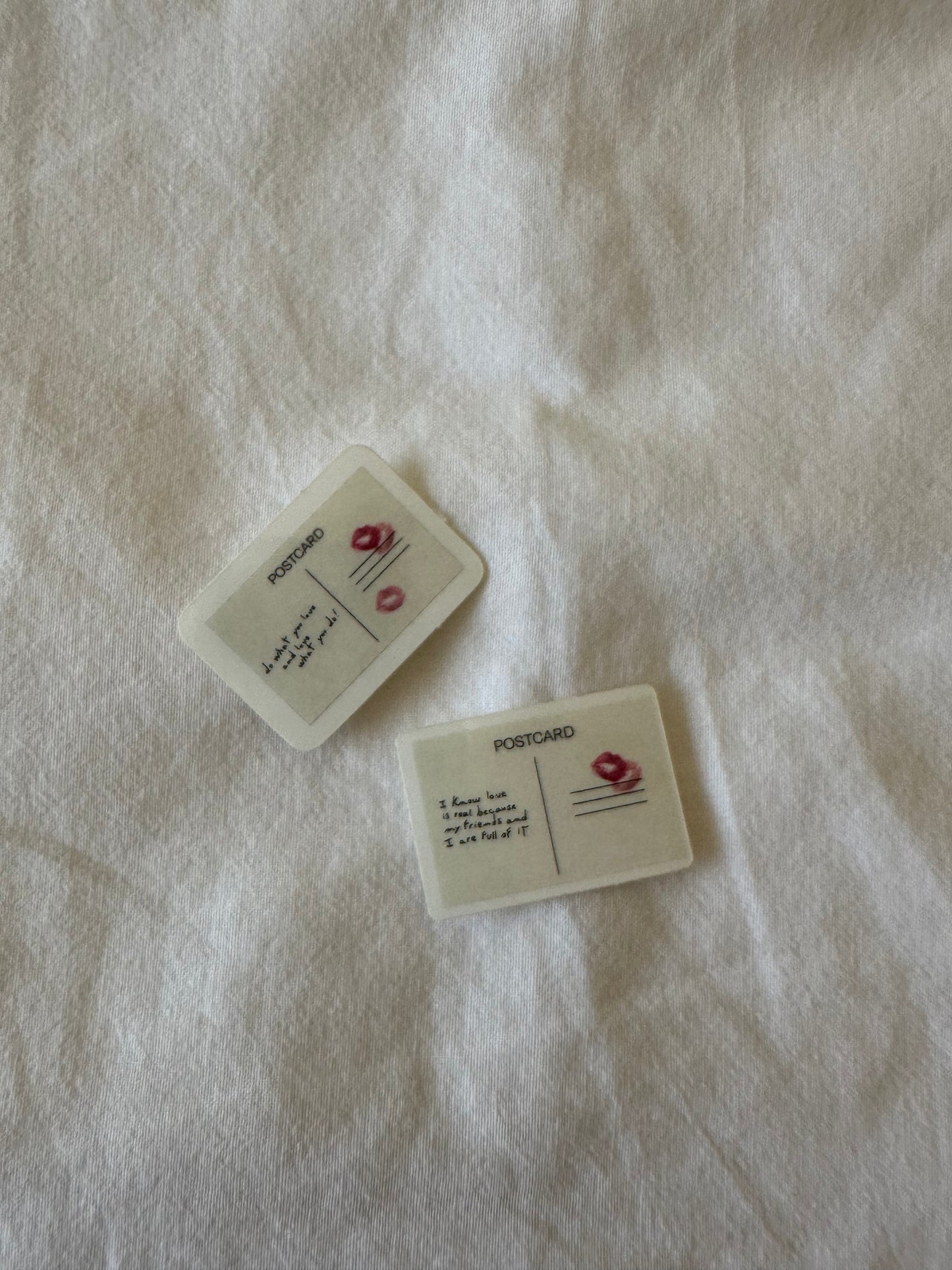 Postcard Clear Sticker