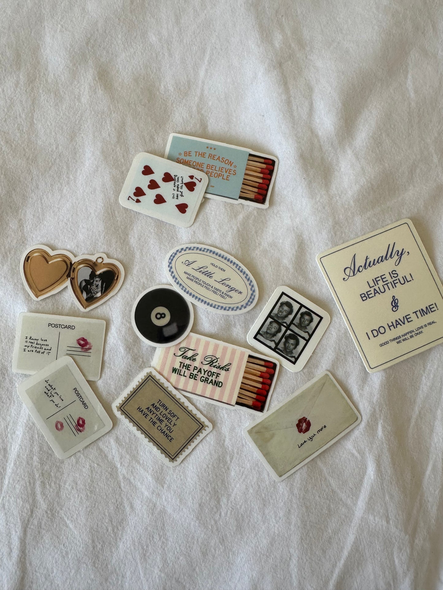 Turn Soft & Lovely Clear Stamp Sticker