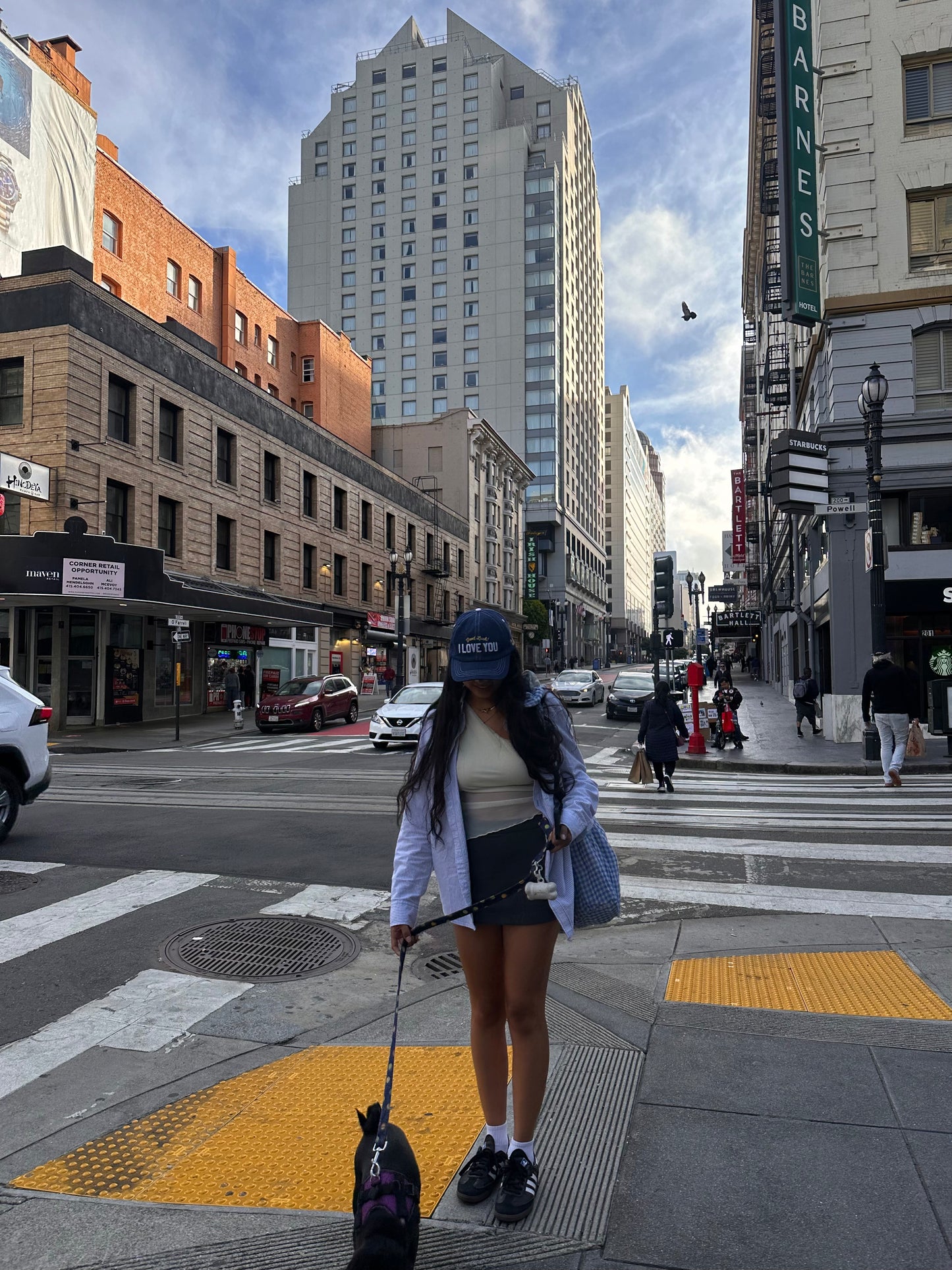 I Love You Denim Hat