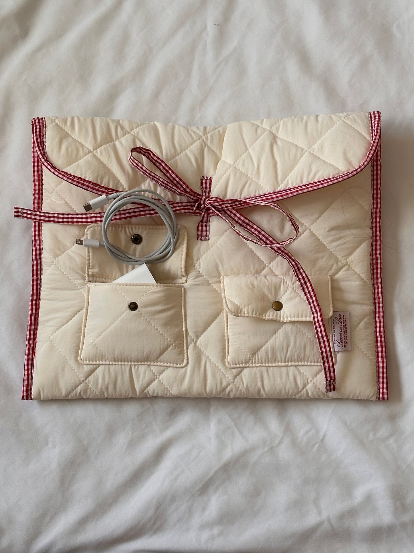 Je T'aime 13" Bow Laptop Case