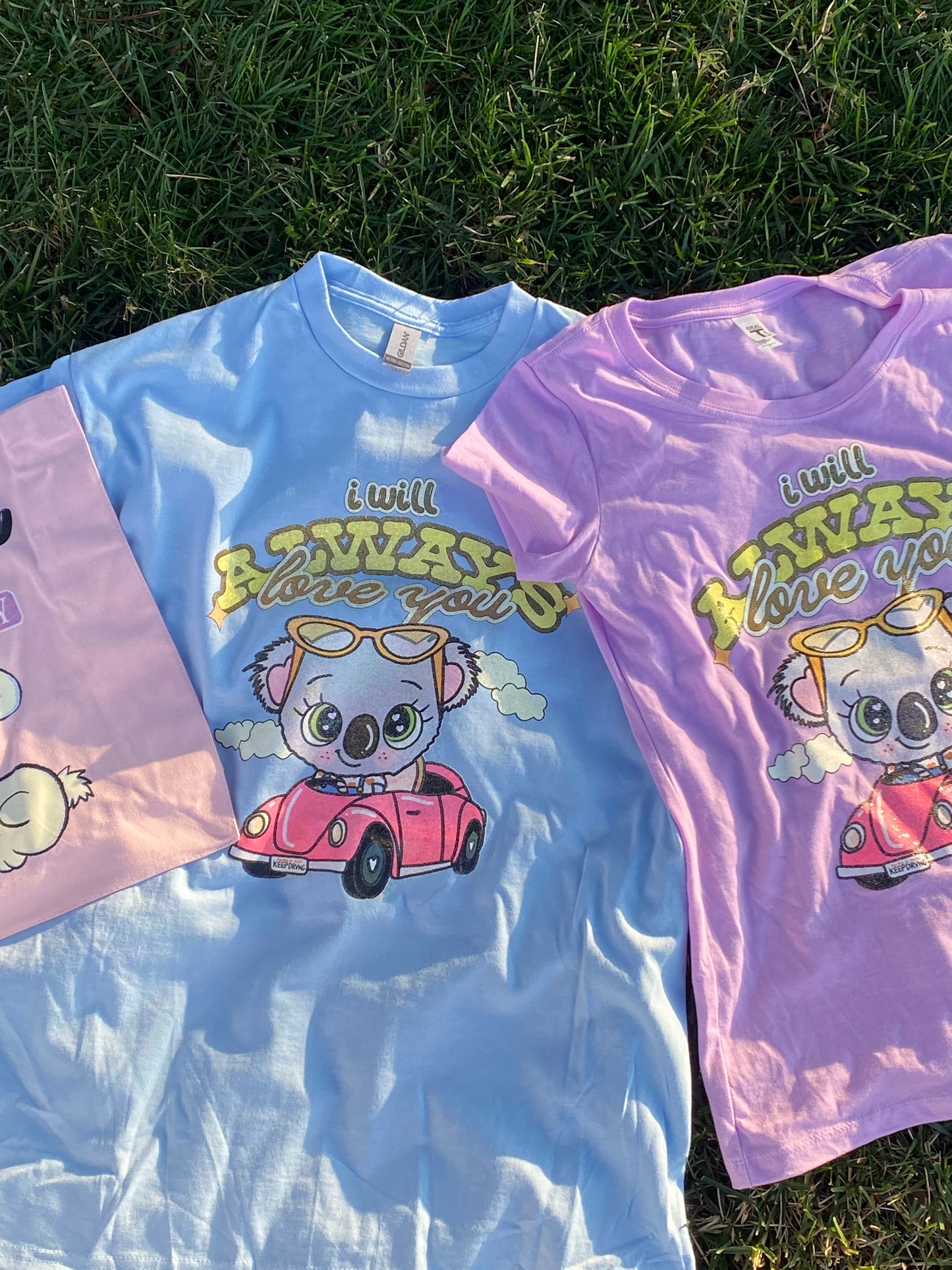 Keep Driving Blue Koala Tee