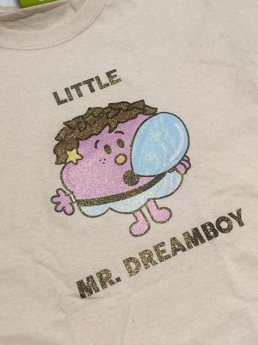 Fitted Little Mr. Dreamboy Glitter Tee