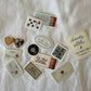 Gingham Hold Them A Little Longer Clear Sticker