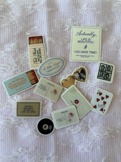 Turn Soft & Lovely Clear Stamp Sticker