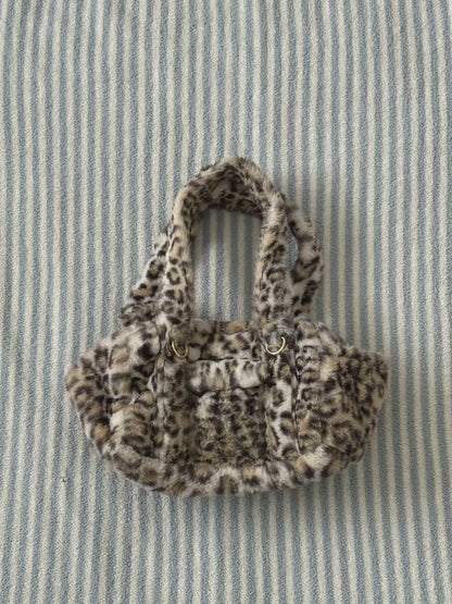All The Love I've Carried Fur Cheetah Shoulder Bag
