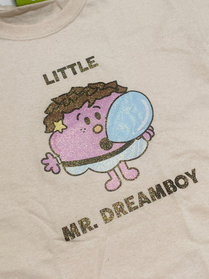 Fitted Little Mr. Dreamboy Glitter Tee