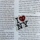 I <3 NY Spidey Glitter Sticker