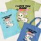 Love You Babe Bunny Tote
