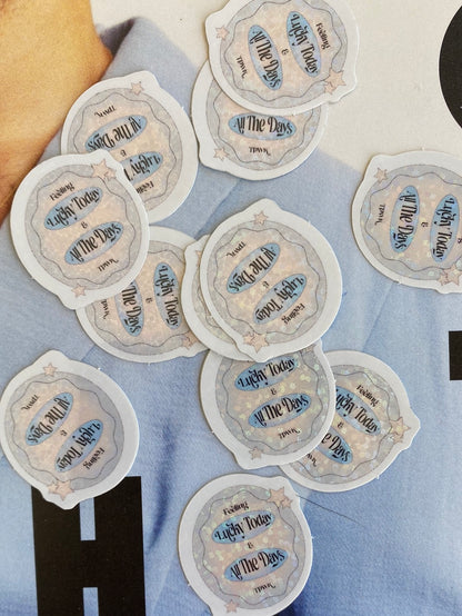Feeling Lucky Glitter Sticker