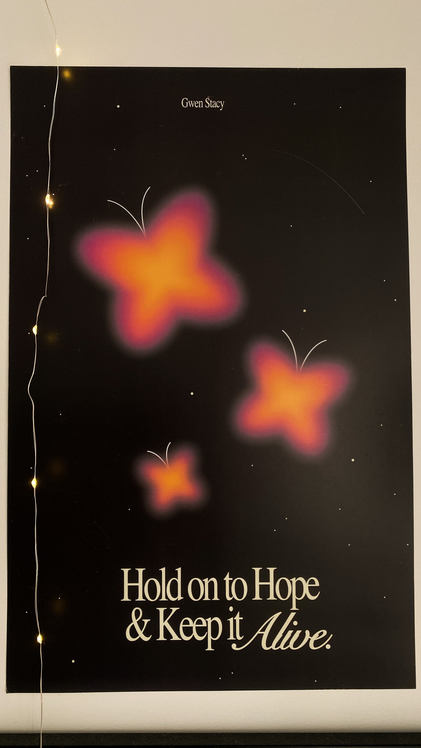 11x17 Hold On To Hope poster